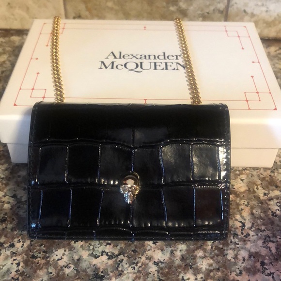Alexander McQueen Handbags - New Al McQueen mini purse length is 3/12 by 2/12